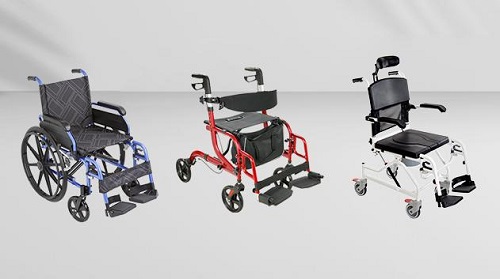 Apakah perbezaan antara walker rollator dengan bakul dan kerusi roda?