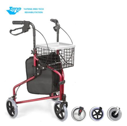 Mana yang lebih baik, rollator tiga roda atau empat roda?
