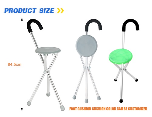 Apakah perbezaan antara rollator aluminium dengan tempat duduk dan najis kruk?